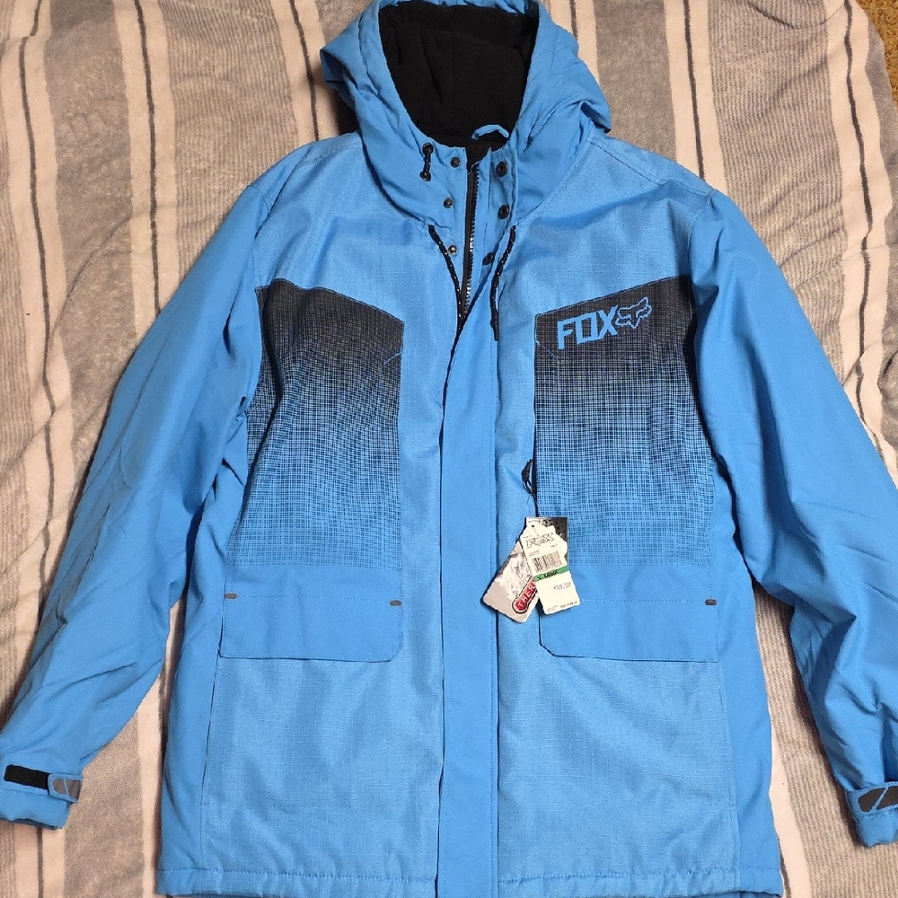 Fox Men's Light Blue Ski Jacket